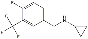 (1S)CYCLOPROPYL[4-FLUORO-3-(TRIFLUOROMETHYL)PHENYL]METHYLAMINE Struktur