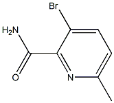 3-BROMO-6-METHYLPYRIDINE-2-CARBOXAMIDE Struktur