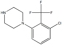 1-(3-CHLORO-2-TRIFLUOROMETHYL-PHENYL)-PIPERAZINE Struktur