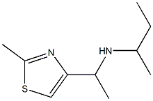 SEC-BUTYL-[1-(2-METHYL-THIAZOL-4-YL)-ETHYL]-AMINE Struktur