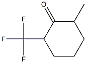 2-METHYL-6-TRIFLUOROMETHYLCYCLOHEXANONE Struktur