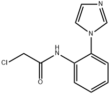 2-CHLORO-N-(2-IMIDAZOL-1-YL-PHENYL)-ACETAMIDE Struktur