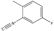 5-FLUORO-2-METHYL-PHENYLISOCYANIDE Struktur