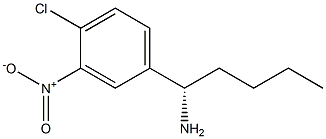 (1S)-1-(4-CHLORO-3-NITROPHENYL)PENTYLAMINE Struktur