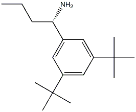 (1S)-1-[3,5-BIS(TERT-BUTYL)PHENYL]BUTYLAMINE Struktur