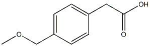 (4-METHOXYMETHYLPHENYL)ACETIC ACID Struktur