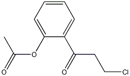 2'-ACETOXY-3-CHLOROPROPIOPHENONE Struktur