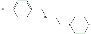 N-(4-CHLOROBENZYL)-2-MORPHOLIN-4-YLETHANAMINE Struktur