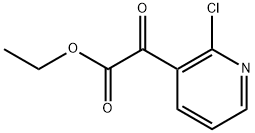 (2-CHLORO-PYRIDIN-3-YL)-OXO-ACETIC ACID ETHYL ESTER Struktur