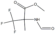 METHYL 3,3,3-TRIFLUORO-2-(FORMYLAMINO)-2-METHYLPROPANOATE Struktur