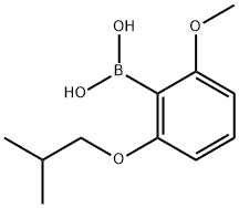 2-ISOBUTOXY-6-METHOXYPHENYLBORONIC ACID Struktur