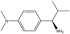 [4-((1R)-1-AMINO-2-METHYLPROPYL)PHENYL]DIMETHYLAMINE Struktur