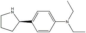 (R)-N,N-DIETHYL-4-(PYRROLIDIN-2-YL)BENZENAMINE Struktur