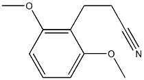 3-(2,6-DIMETHOXY-PHENYL)-PROPIONITRILE Struktur