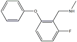 (2-FLUORO-6-PHENOXY-BENZYL)-METHYL-AMINE Struktur