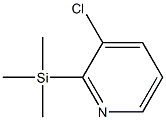 3-CHLORO-2-TRIMETHYLSILANYL-PYRIDINE Struktur