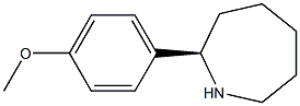 (R)-2-(4-METHOXYPHENYL)AZEPANE Struktur