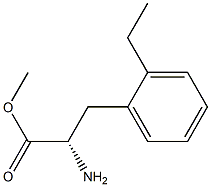 METHYL (2S)-2-AMINO-3-(2-ETHYLPHENYL)PROPANOATE Struktur