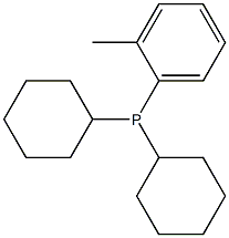 (O-TOYL)DICYCLOHEXYLPHOSPHINE Struktur