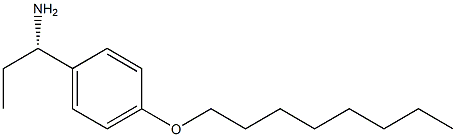 (1S)-1-(4-OCTYLOXYPHENYL)PROPYLAMINE Struktur