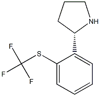 [2-((2S)PYRROLIDIN-2-YL)PHENYLTHIO]TRIFLUOROMETHANE Struktur