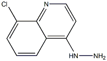 8-CHLORO-4-HYDRAZINOQUINOLINE Struktur