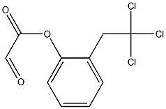 2',2',2'-TRICHLOROETHYLPHENYL GLYOXYLATE Struktur