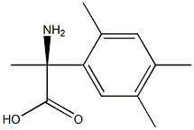 (2S)-2-AMINO-2-(2,4,5-TRIMETHYLPHENYL)PROPANOIC ACID Struktur