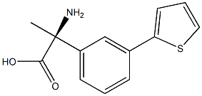 (2S)-2-AMINO-2-(3-(2-THIENYL)PHENYL)PROPANOIC ACID Struktur