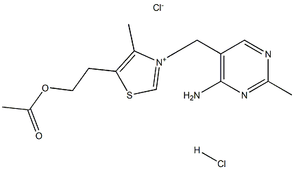 ACETYLTHIAMINE HYDROCHLORIDE Struktur