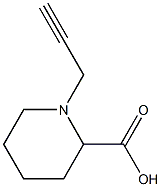 1-PROP-2-YNYLPIPERIDINE-2-CARBOXYLIC ACID Struktur