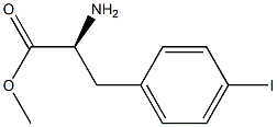 METHYL (2S)-2-AMINO-3-(4-IODOPHENYL)PROPANOATE Struktur