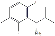 (1S)-1-(2,6-DIFLUORO-3-METHYLPHENYL)-2-METHYLPROPYLAMINE Struktur