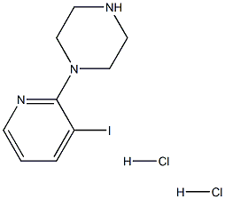 1-(3-IODO-PYRIDIN-2-YL)-PIPERAZINE DIHYDROCHLORIDE Struktur