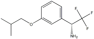 (1R)-2,2,2-TRIFLUORO-1-[3-(2-METHYLPROPOXY)PHENYL]ETHYLAMINE Struktur