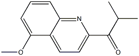 1-(5-METHOXYQUINOLIN-2-YL)-2-METHYLPROPAN-1-ONE Struktur