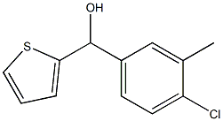 4-CHLORO-3-METHYLPHENYL-(2-THIENYL)METHANOL Struktur