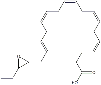 (+/-)19(20)-EPOXY-4Z,7Z,10Z,13Z,16-DOCOSAPENTAENOIC ACID Struktur