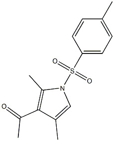 3-ACETYL-2,4-DIMETHYL-1-TOSYLPYRROLE Struktur