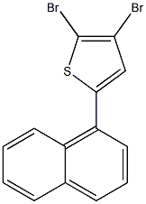 2,3-DIBROMO-5-NAPHTHALEN-1-YL-THIOPHENE Struktur