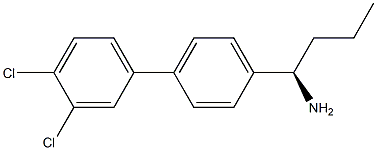 (1R)-1-[4-(3,4-DICHLOROPHENYL)PHENYL]BUTYLAMINE Struktur