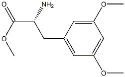 METHYL (2R)-2-AMINO-3-(3,5-DIMETHOXYPHENYL)PROPANOATE Struktur