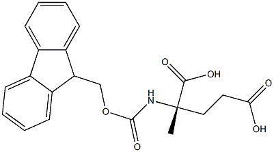 FMOC-ALPHA-METHYL-L-GLU Struktur