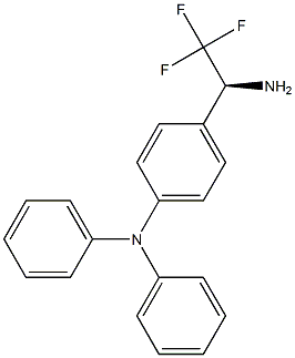 [4-((1S)-1-AMINO-2,2,2-TRIFLUOROETHYL)PHENYL]DIPHENYLAMINE Struktur