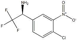 (1S)-1-(4-CHLORO-3-NITROPHENYL)-2,2,2-TRIFLUOROETHYLAMINE Struktur