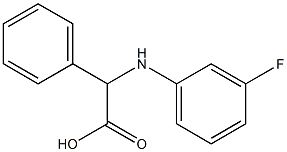 (3-FLUORO-PHENYLAMINO)-PHENYL-ACETIC ACID Struktur