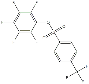 PENTAFLUOROPHENYL 4-TRIFLUOROMETHYL-BENZENESULFONATE Struktur