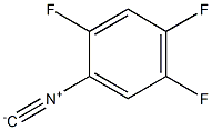 2,4,5-TRIFLUORO-PHENYLISOCYANIDE Struktur