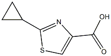 2-CYCLOPROPYL-THIAZOLE-4-CARBOXYLIC ACID Struktur