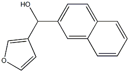 3-FURYL-(2-NAPHTHYL)METHANOL Struktur